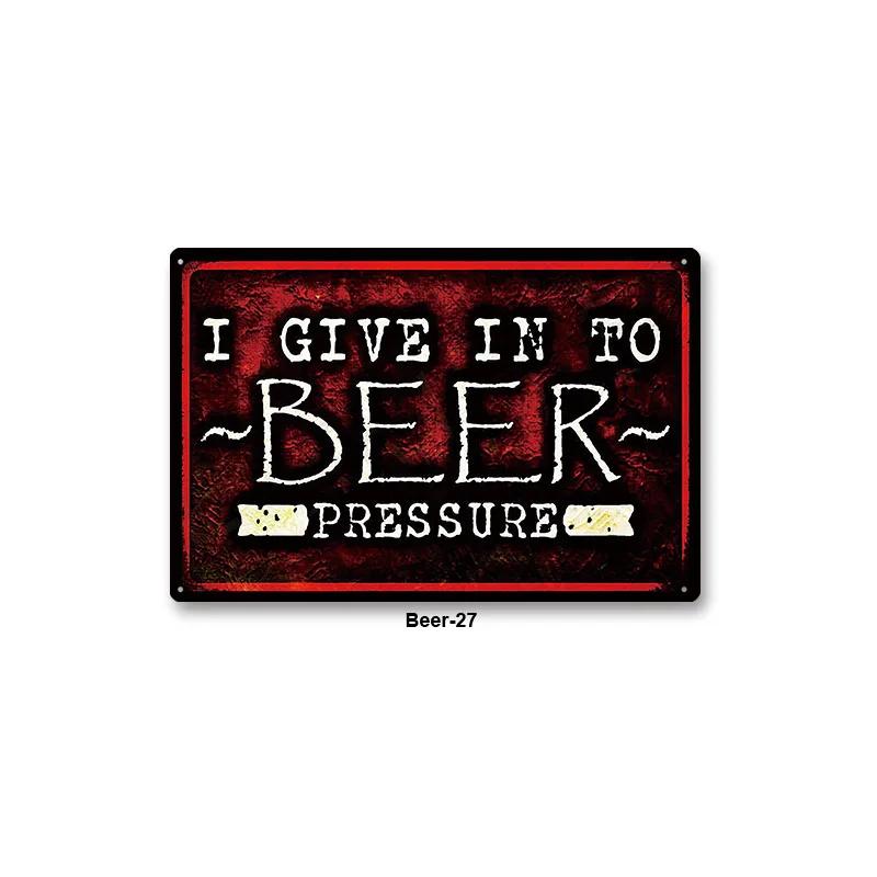 Metal Sign Bar Pub BBQ Shop Wall Painting Tin Sign Decor Beer Wine Alcohol Poster Vintage Tinplate Plaque Shabby Art Decoration