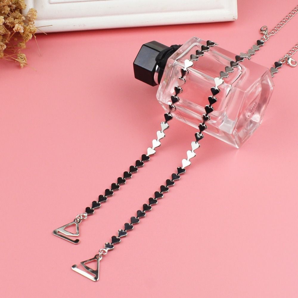 Fashion Metal Bras Straps Rhinestone Pearl Shoulder Straps Aniti-slip Adjustable Underwear Strap