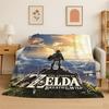 Classic Z-Zelda Cartoon Games Soft Flannel Throw Blanket,Cozy Blanket for Bed,Couch,Sofa,Bedroom,Living Room,Picnic  Camping