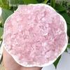 Natural Pink Crystal Stone Particles for Purifying, Demagnetizing, and Decoration in Fish Tanks, Flower Pots, and Buddha Offerings