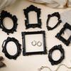 1Pcs European-Style Resin Material Black-Edged Prop Photo Frame, Diy Wall Decoration, Suitable For Shooting Props
