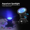 Aquarium LED Waterproof Lighting RGB Submersible Spotlight Fish Tank Garden Pond(#9)