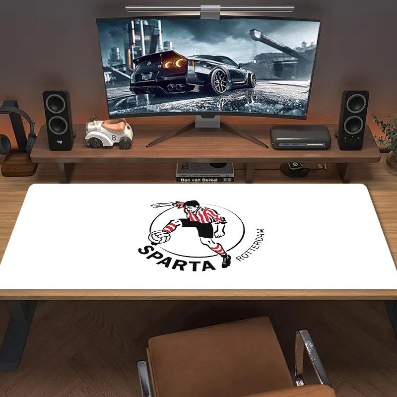 Sparta Rotterdam Podložka pod myš Velká Podložka na herní stůl Protiskluzová Podložka pro notebook Tablet Velká Podložka pod myš XXL Podložka Mini PC Podložka na hraní S uzamykatelným okrajem