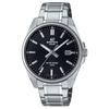 STANDARD Series 100 Meters Waterproof, Luminous Hands, Quartz, Steel Strap, Es, Men's Watches, Black Dial EFV-150D-1AVUEF