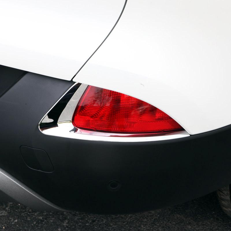 HIGH FLYING Exterior Trim Chromed Exterior Rear Fog Lamp Light Mouldings Trim 2pcs For T-Roc 2017 2018 2019 Car Accessory