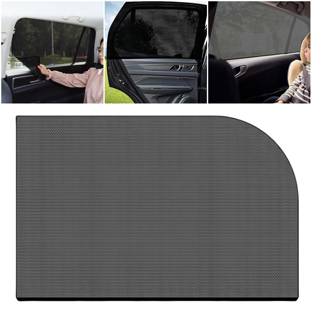 UV Protection Car Curtain Rear Side Window Sunshade Cover Repellent Mosquito Mesh Net Mesh Car Mosquito Net Auto Accessories