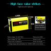 12V 2A Lead Acid Battery Charger Lcd Display AC 110V 220V Motorcycle Car Charge For 5AH 7AH 12AH 14AH 20AH