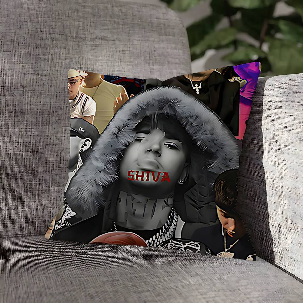 Shiva Rapper Pillow Case For Sofa Decor Car Office Room Printing Cushion Cover Decorations and Protector