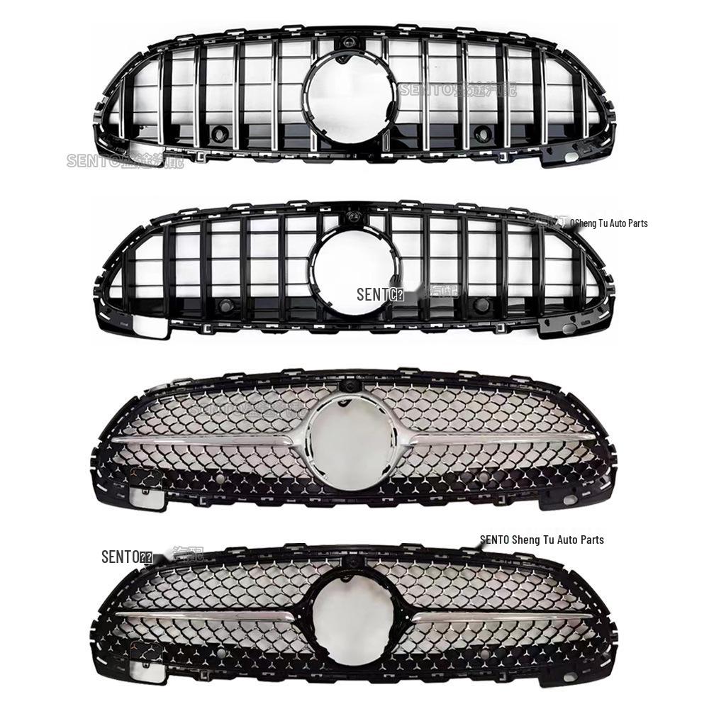 GT Vertical Bar Front Bumper Air Intake Grille for 2022+ Mercedes-Benz C-Class W206