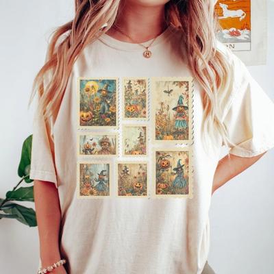 Comfort Colors® Halloween Shirts for Stamps Aesthetic Halloween Costume Halloween Tshirt Halloween Gift Witch Shirt Halloween Crewneck T