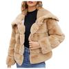Europa, Amerika, Herbst und Winter neue Pelzjacke Kaninchenfell kurz Oberteil Damen Pelz Reversjacke X