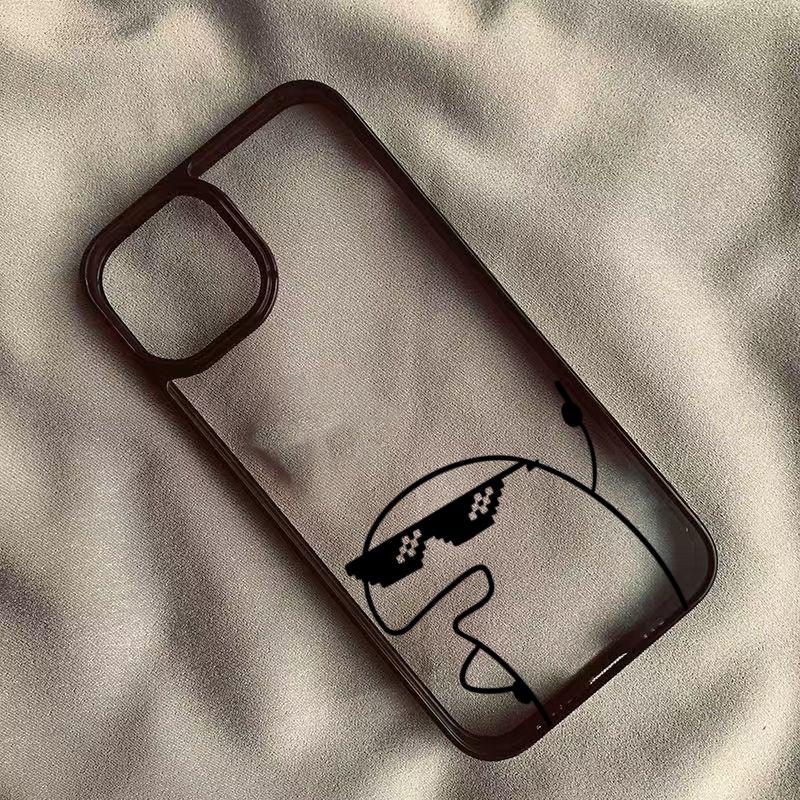 Cartoon Matchman Phone Case For IPhone 17 Air 16 15 14 Plus 13 12 11 Pro Max Clear Soft Cover 16 15 14 Plus Case Funda Bumber