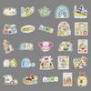 50 Cute Cartoon Creature Stickers: Graffiti, DIY Cards, Skateboards & Suitcases