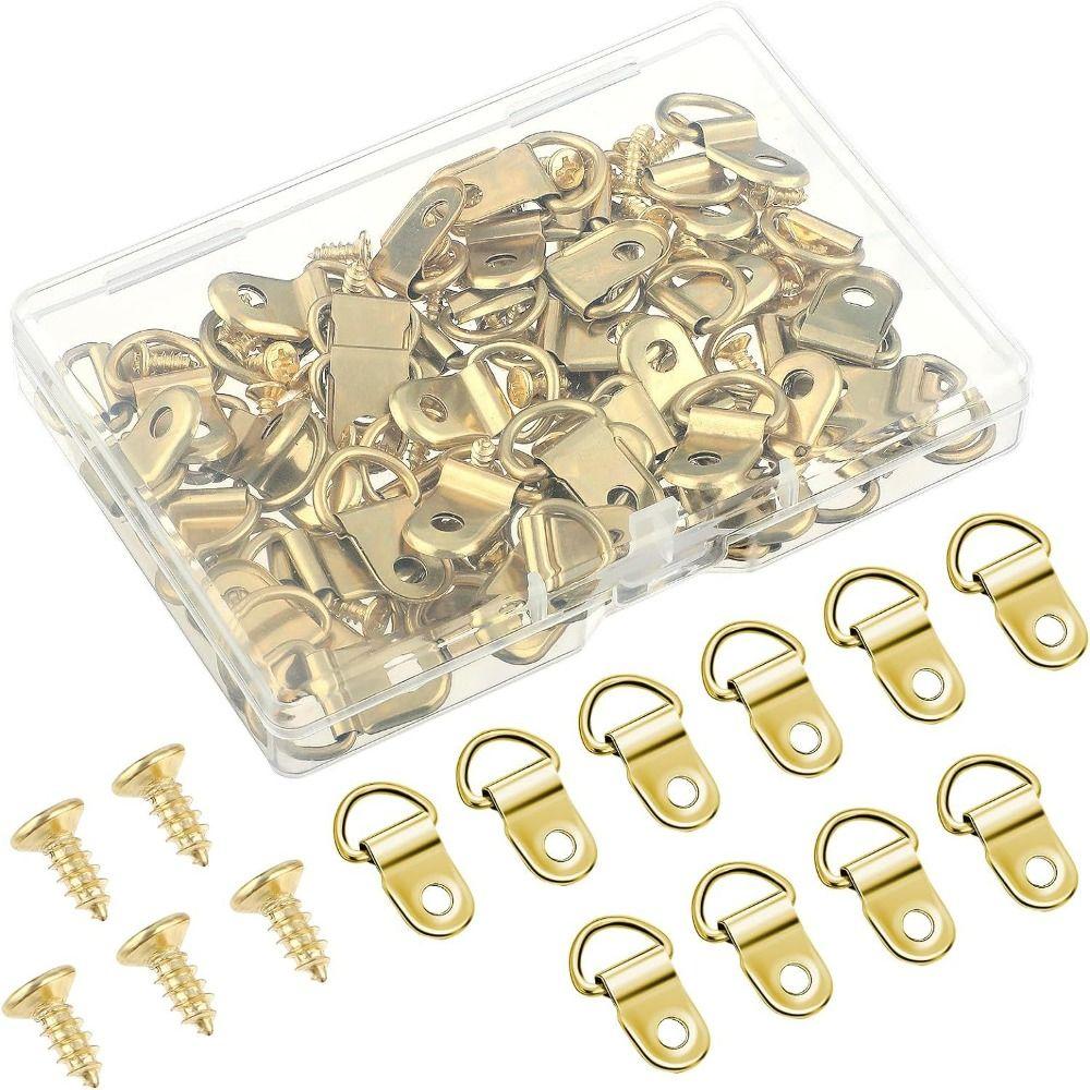 Triangle Hook Photo Frame Hooks 50pcs Screws Photo Frame Hardware Oil Painting