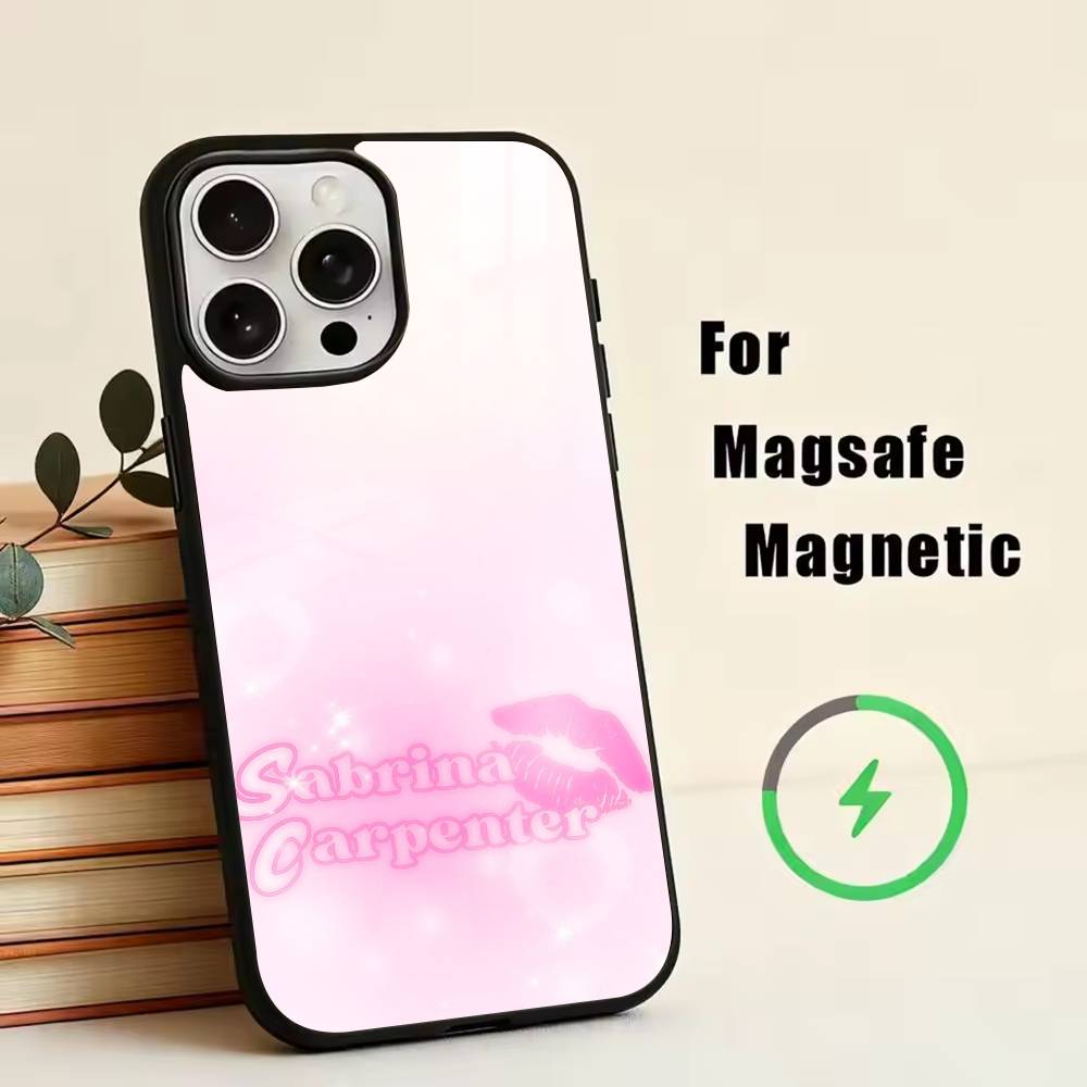 edgy girl S-Sabrina Carpenter Phone Case For iPhone17,16,15,14,13,12,11 Plus,Pro Magnetic For Magsafe Wireless Charging