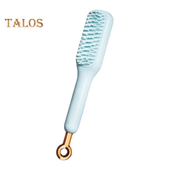 

Выдвижная щетка для волос Самоочищающаяся щетина Массаж головы Антистатическая расческа для распутывания волос Портативные женские парикмахерские инструменты Подарок на день рождения синий