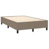 Vidaxl Letto Continentale Con Materasso, Taupe, Tessuto, 120X200 Cm