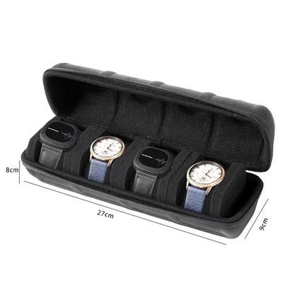 Travel Case Portable Storage Box For Single Watch Shock Impact-resistant For Wristwatches Smart Watch 1/2/3/4/5/6/8/10/15 Slots