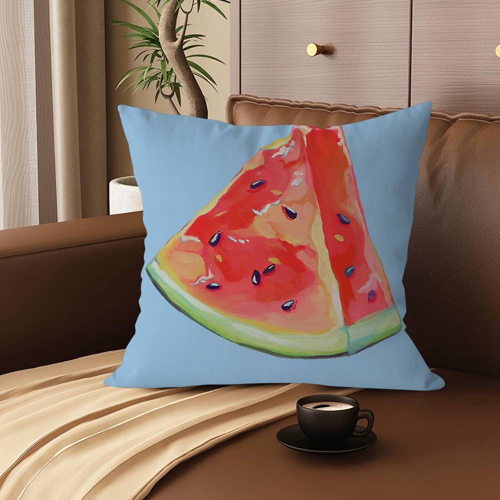 Fruit Pattern Cartoon Pillowcase Toon Gift Cushion Cover Bedroom Home Sofa Chair Seat Decor Pillow Case