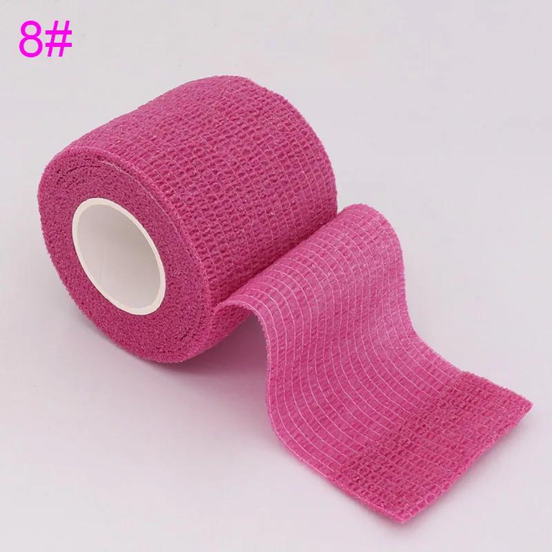 18 Colors Athletic Wrap Tape Self Adhesive Elastic Bandage Sports Protector for Knee Ankle Shoulder