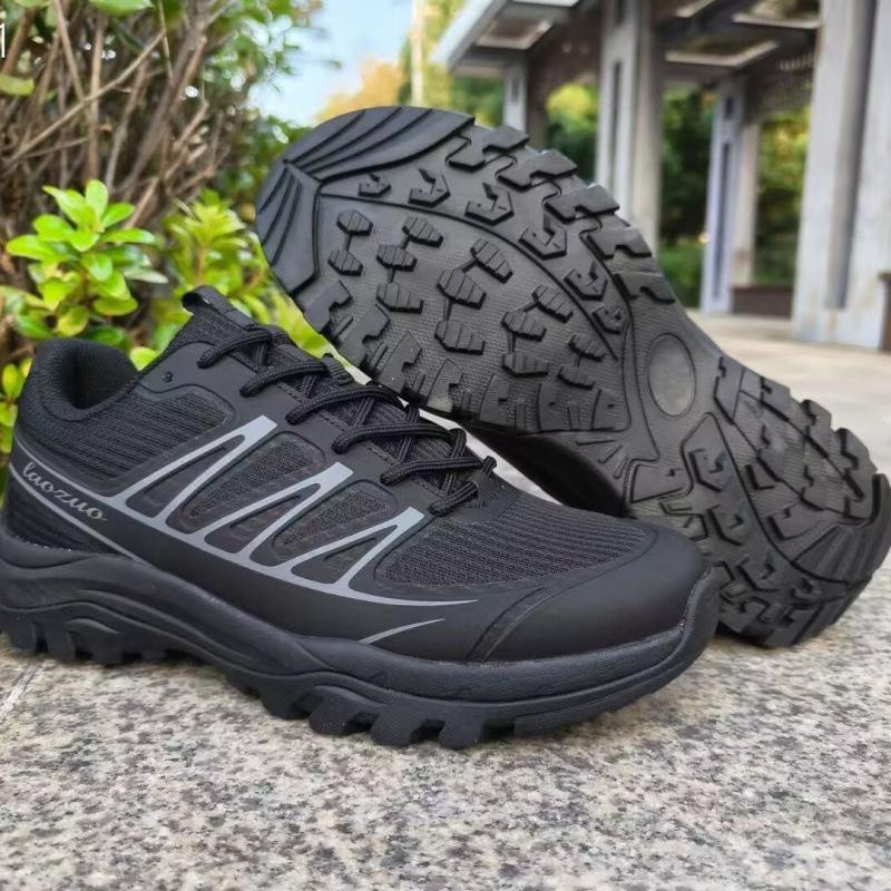 

Outdoor hiking shoes non-slip sports wear-resistant hiking men s commuting trend sports shoes outdoor hiking shoes autumn new 46 чёрный