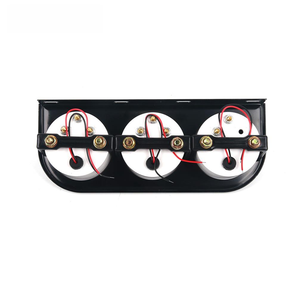 Triple Gauge Car Accessory: Voltage, Oil Pressure & Water Temperature