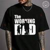 The Working Dad Creative Design Moto T-Shirt For Riders Men's Cotton Casual High Quality Round
