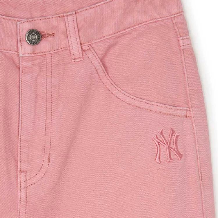New MLB Jeans Women's Pink 3FDPB1044-50PKM