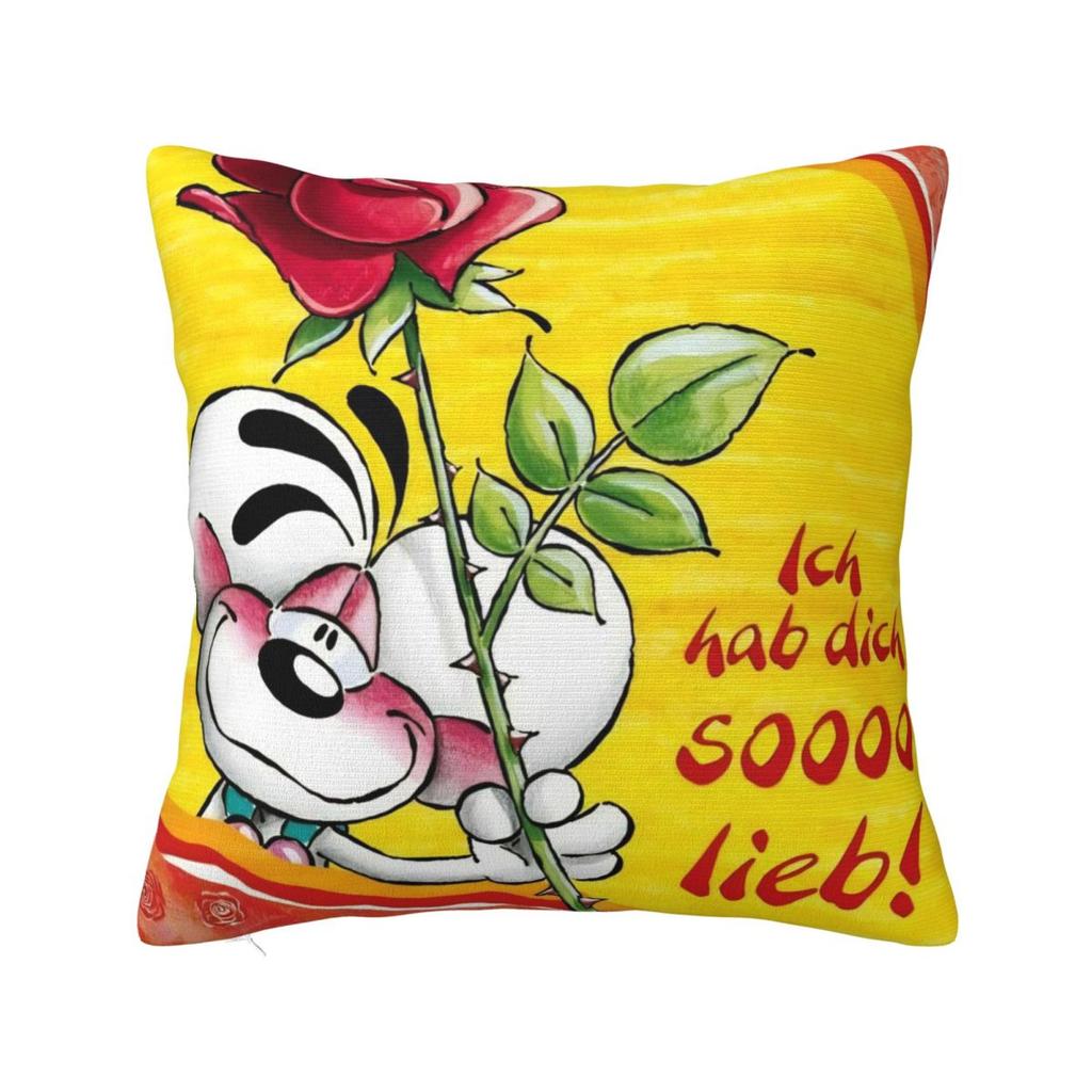 DDiddls Cartoon Pillowcases Seat Cute Diddl Cushion Case Creative Throw Pillow Case