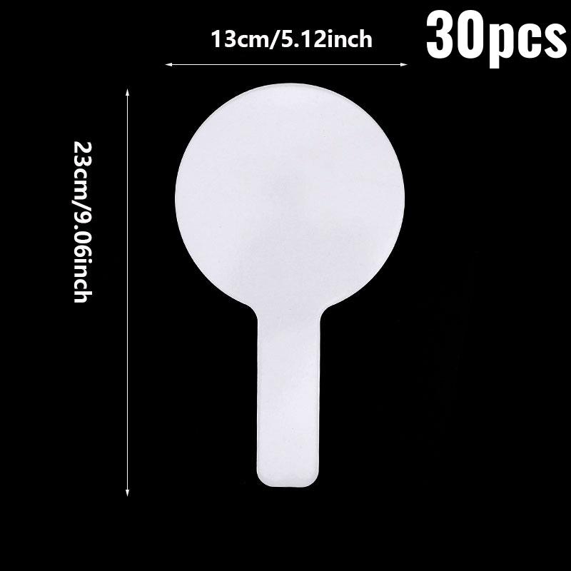 10/30PCS Answer Board Handheld Student Kids Whiteboards White Double Sided Small Game Props Melamine Reusable Whiteboard Child