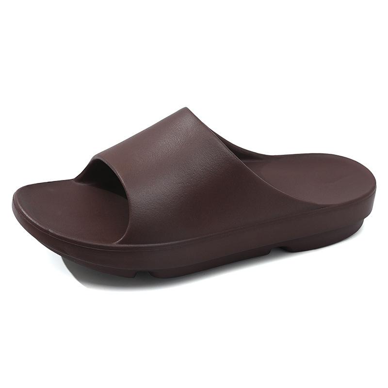 Slippers women's summer thick-bottomed indoor bathroom breathable outside wear couple home new cool slippers men