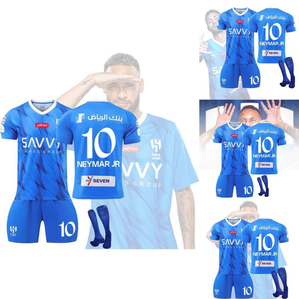 2324 Liga Saudită Tricou Lună Nouă 10 Neymar Echipament de Fotbal Adult Copii