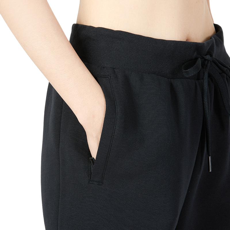 Adidas Женские спортивные брюки с принтом логотипа и манжетами на шнурке — фото 5