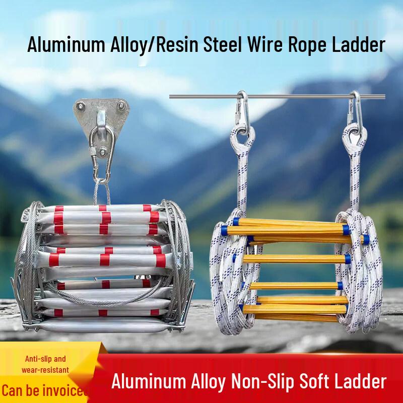 Emergency Fire Escape Rope Ladder