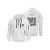 Trendsetting QR Code Hoodie: Plus Velvet Men's Sweatshirt Jacket