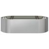 Raised Garden Bed Galvanized Steel 140 X 40 X 40 Cm Steel