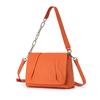 New trendy Korean version of cloud bag fashionable one shoulder oblique span women's bag fresh pleated chain underarm bag small square bag