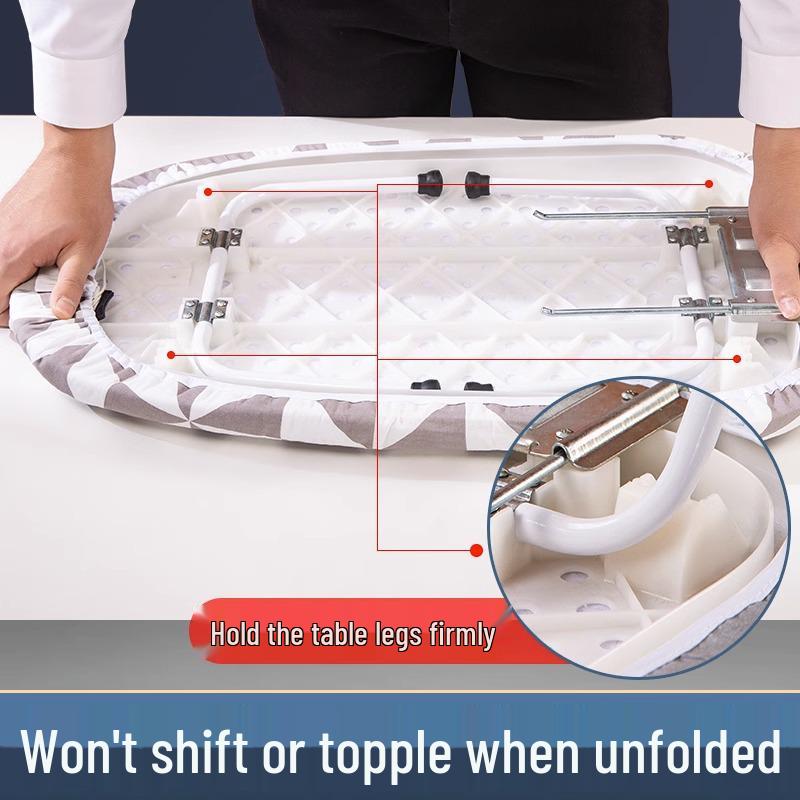 Klappbarer Schreibtisch-Bügeltisch mit Verbrühschutz für Bügeleisen