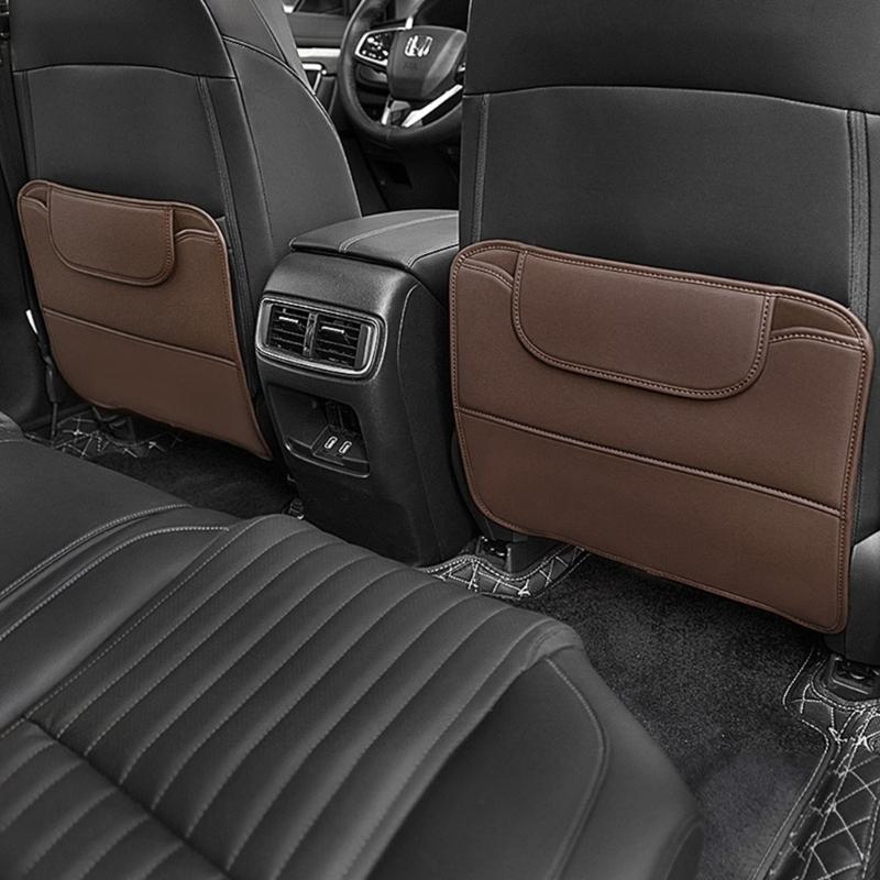 Easy Clean Waterproof Car Seat Protector Leather Cover Universal Car Seat Not Kick Mat Waterproof for Back Seats