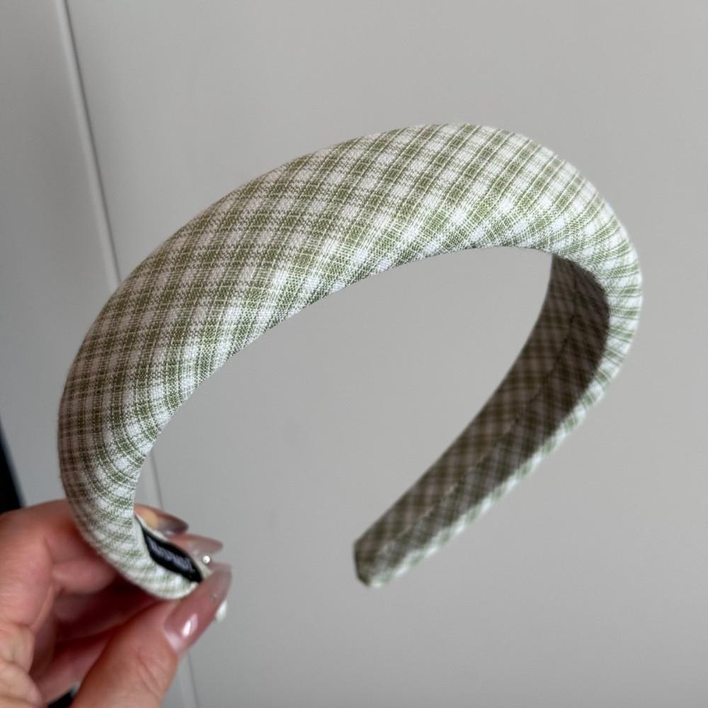 

Multi Size Ponytail Hair Scrunchies Light Green Hair Rope Sweet Wide HeadBand Women Headband-04