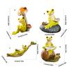 Practical Frogs Sculpture Functioning As Ornament and Garden Decoration for Stylish Home and Garden Enhancement