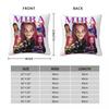 Mira Kpop Demon Hunters Vintage 90S Style Huntrix Pillowcase Soft Polyester Cushion Cover Decorations Pillow Case Cover Home