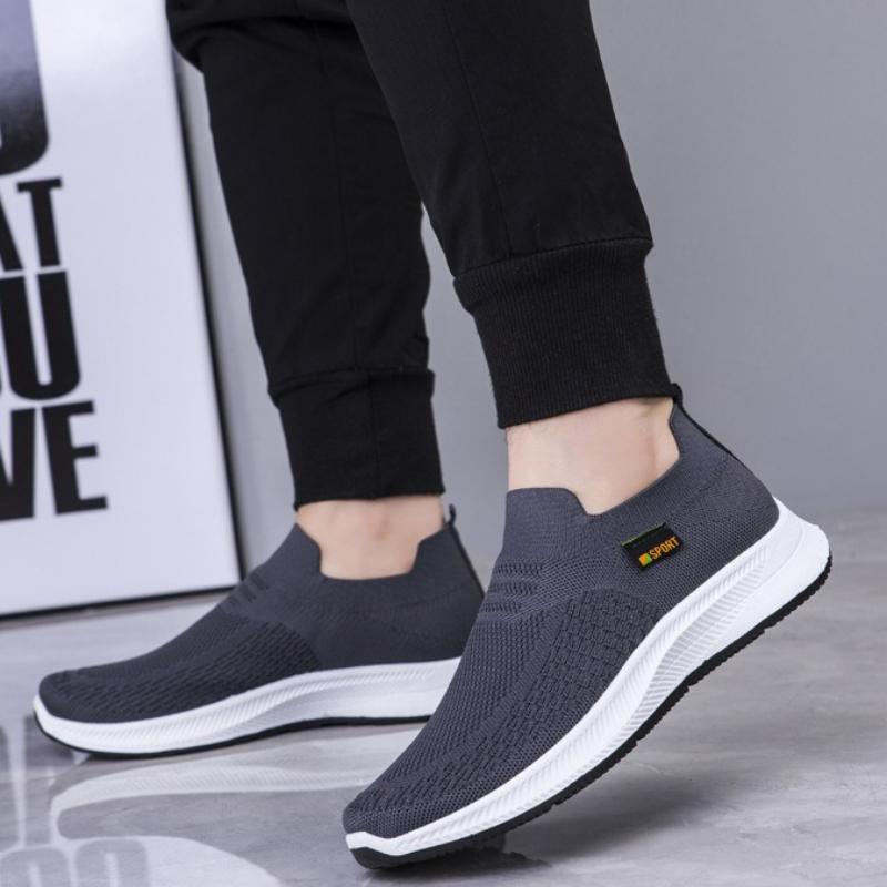 Outdoor Men's Sneakers Fashion Casual Shoes Autumn  Mesh Mens Shoes Slip on Running Shoes Lightweight Breathable Flats Tenis