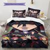 Cartoon Pattern Bedding Quilt Set Quilt Cover Pillowcase Home Decoration Birthday Gift (1 * Duvet Cover + 2 * Pillowcase, Without Core)