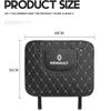 1PCS Car Back Seat Anti Kick Pad Anti-dirty Mat Waterproof Scratch Resistant Storage For Renault Fluence Captur Megane Clio Kadj R333