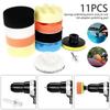 Car Polishing Pad 3-inch Reusable Car Care Waxing Cushion Sponge Pad Accessory Car Cushion Polishing Kit