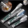 1pcs Stainless Steel Food Clip 304 Thickened Anti-scalding Steak Barbecue Baking Special Bread Food Kitchen Household Tools