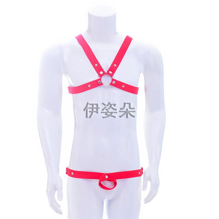 Men's Sex Underwear Men's Split Sex Thong Bondage Suit