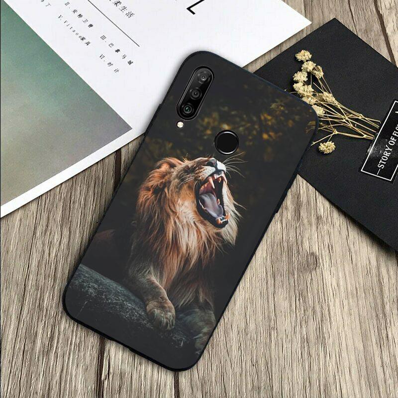 

Roaring Lion For Huawei Nova 11 9 10 SE Y70 Y60 Y90 Y61 Y91 Y73 Y72 12i 11i 8i P30 P40 Lite P60 Pro Case Huawei P40 Lite 4G