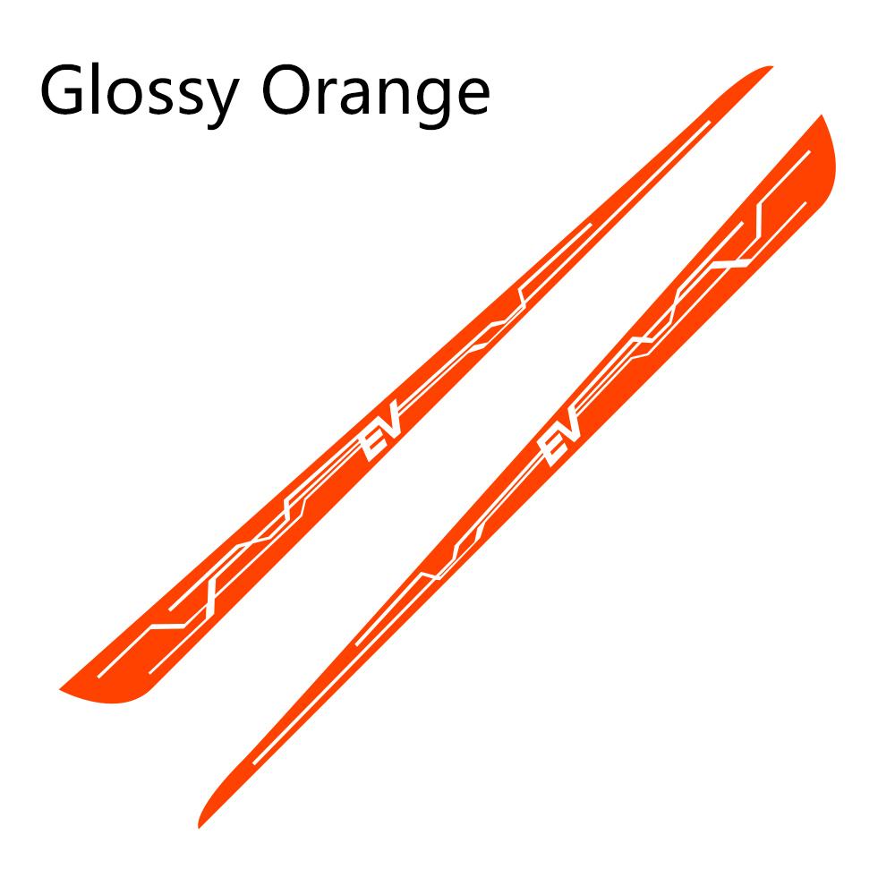 2PCS Car Door Side Stickers For Chevrolet Spark EV Tuning Auto Accessories Vinyl Film Decals Automobile Sports Styling Graphics